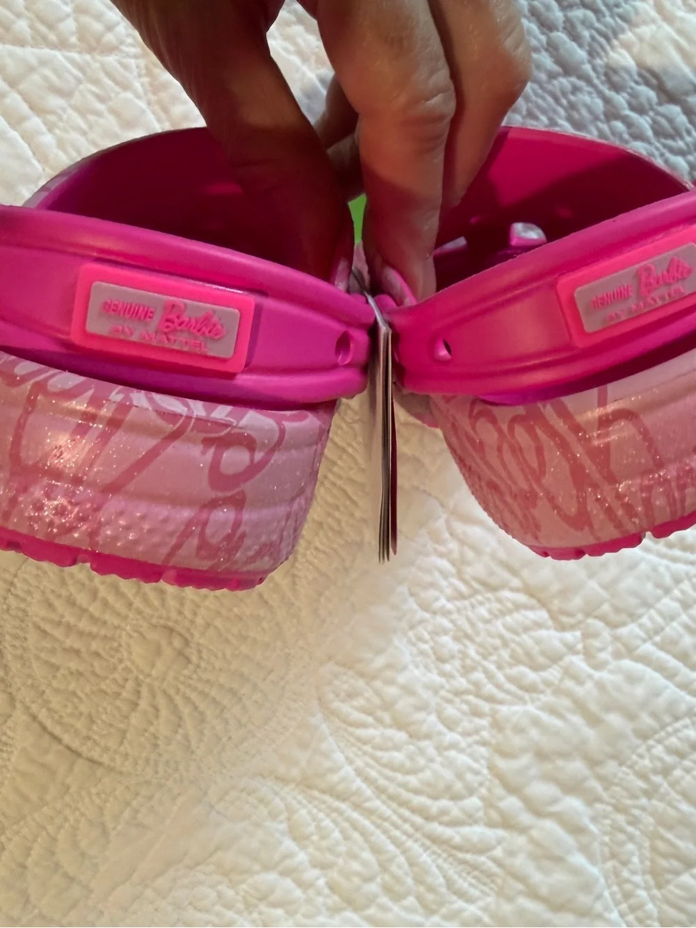 Barbie Pink Jibbitz-Style Kids Clogs with Fun Charms